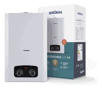 Señorial Calefón Señorial Evolution Max 14l Gas Natural Color Blanco