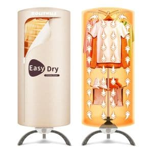 Generic Secadora De Ropa Portátil 900 W Minisecadora Compacta Eléc Beige