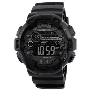 Gadnic Reloj De Hombre Digital Negro Gadnic Deportivo Sumergible