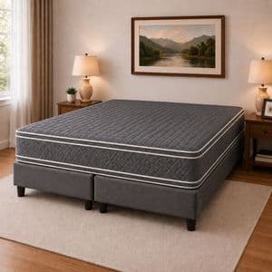 Ayfa Conjunto Sommier Ayfa King Dual Euro 200x200 Espuma Firme 30cm