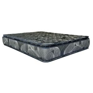 Maxiking Colchon de Espuma Maxiking Zafiro 2 Plazas y Media 140x190x30cm de Alta Densidad Con Doble Pillow Te