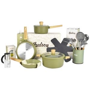 Hudson Batería de Cocina Hudson Olive 15 Pzs