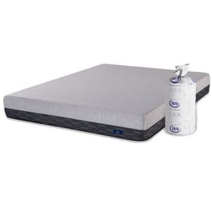 Serta Colchón compactado de espuma Serta Kennett de 2 plazas 130x190 cm