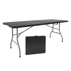 Garden Life Mesa Plegable Camping Picnic 1.50 Mts Negra