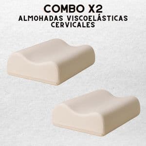 Harmony Combo x2 Almohadas viscoelásticas Cervicales