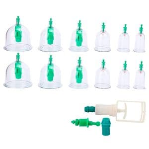 Gadnic Set x 12 Ventosas de Vacío Gadnic MASSAG-V1N Pistola Aplicadora