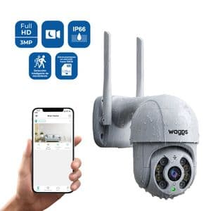 Waggs Camara de Seguridad Wifi Exterior Full HD Waggs