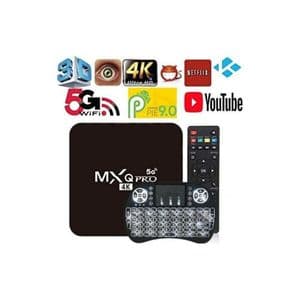 Mxq Pro Android Tv BOX Converti Tu TV en SMART 5G 4k full 1 AÑO GARANTIA + TECLADO TOUCH PAD