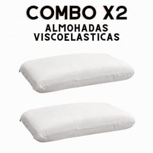 Harmony Combo x2 Almohadas Viscoelásticas Rectas