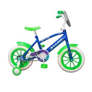 Stark Bicicleta Infantil Cuadro Acero Rodado 12" Stark Space Azul/Verde