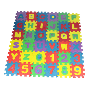 Generic Duck Alfombra Antigolpe Letra-numero 36pzs 15x15cm Ge120625