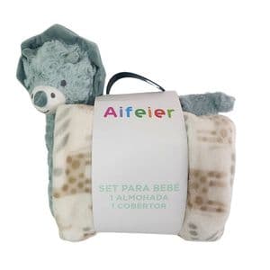 Parnassa Manta Y Almohada Bebe Peluche Cuna Infantil Parnassa
