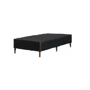 Generic Sommier Box eco cuero universal negro 100x190