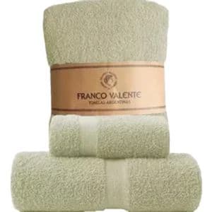 Franco Valente Set Toalla y toallon Franco Valente BEIGE