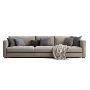 Skyline By Greco Sofá 3 Cuerpos Young Catena Gris 85 cm Alto x 200 cm Ancho x 90 cm