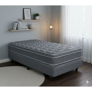 Ayfa Conjunto Sommier 1 1/2 Plaza Ayfa Euro 90x190 26cm
