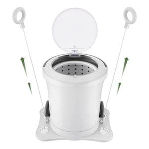 Generic Secadora De Ropa Manual Portátil Meticuloso Mini Secadora Blanco