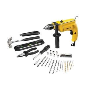 Stanley Taladro Percutor Stanley 13 mm con Maletín y Accesorios SDH600KA