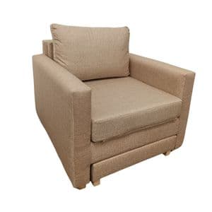 Anubis Sillon Cama 1 Cuerpo King Lino Beige
