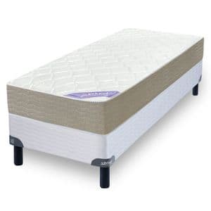 Inducol Conjunto Sommier y Colchón de resortes Inducol Classic Pocket de 1 1/2 plazas 100x190 cm
