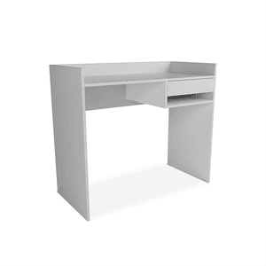 Muar Escritorio Blanco Moderno Oficina Pc 95cm 1 Cajon Er95