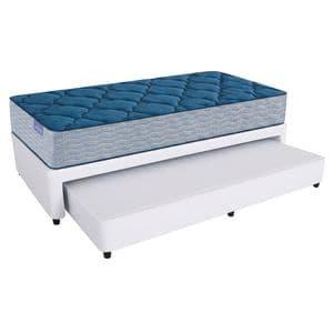 Inducol Conjunto Bicama y Colchón de resortes Inducol Renens de 1 plaza 90x190 cm