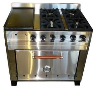 Enrique Garcia Cocina 4h+p 94cm Feudal R.fund. Ac.mate Hor. Pizzero C/v "eg"