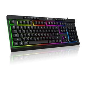 Crown Mustang Teclado Multifunción Deckard Retroiluminado Crown Mustang