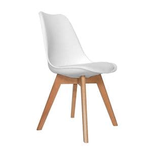 Eames Silla eames new tower tulip blanca(almohadón) sil-340