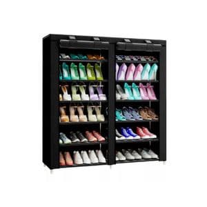 Waggs Organizador Zapatero Botinero Waggs Ordenador de Zapatos Negro 12 Niveles 36 Pares