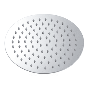 Novohome Flor De Ducha Redonda Novohome 20cm Acero Inox Color Cromado