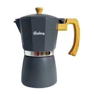 Hudson Cafetera Aluminio Hudson Tipo Italiana Gris 6 Tazas