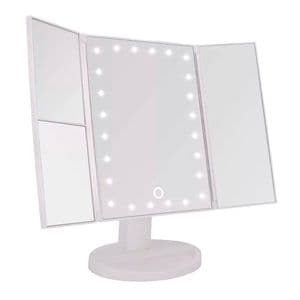 Suono Espejo Luz Led Maquillaje 180° Paneles Tactil Blanco