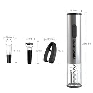 Novohome Sacacorchos Destapador Automático Eléctrico Novohome Nh-Wo55