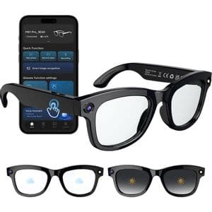 Generic Lentes Gafas Inteligentes Cámara Espía Deportivas Video Vlog Bluetooth Manos Libres