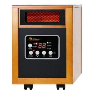 Generic Calentador De Espacio Portátil Dr Infrared Heater De 1500 W Cereza